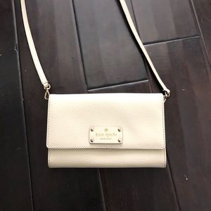 Kate Spade purse, ivory with dust bag